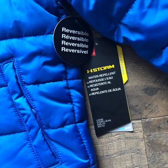 Under Armour Reversible Boys Toddler Puffer - Picture 4 of 7